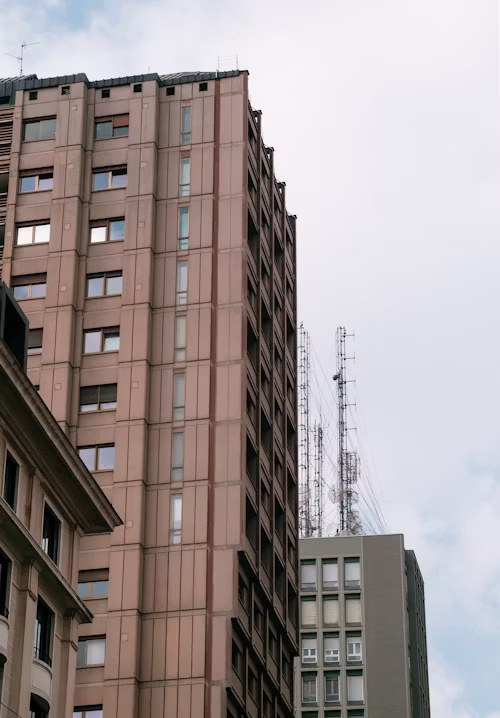 Completed residential building